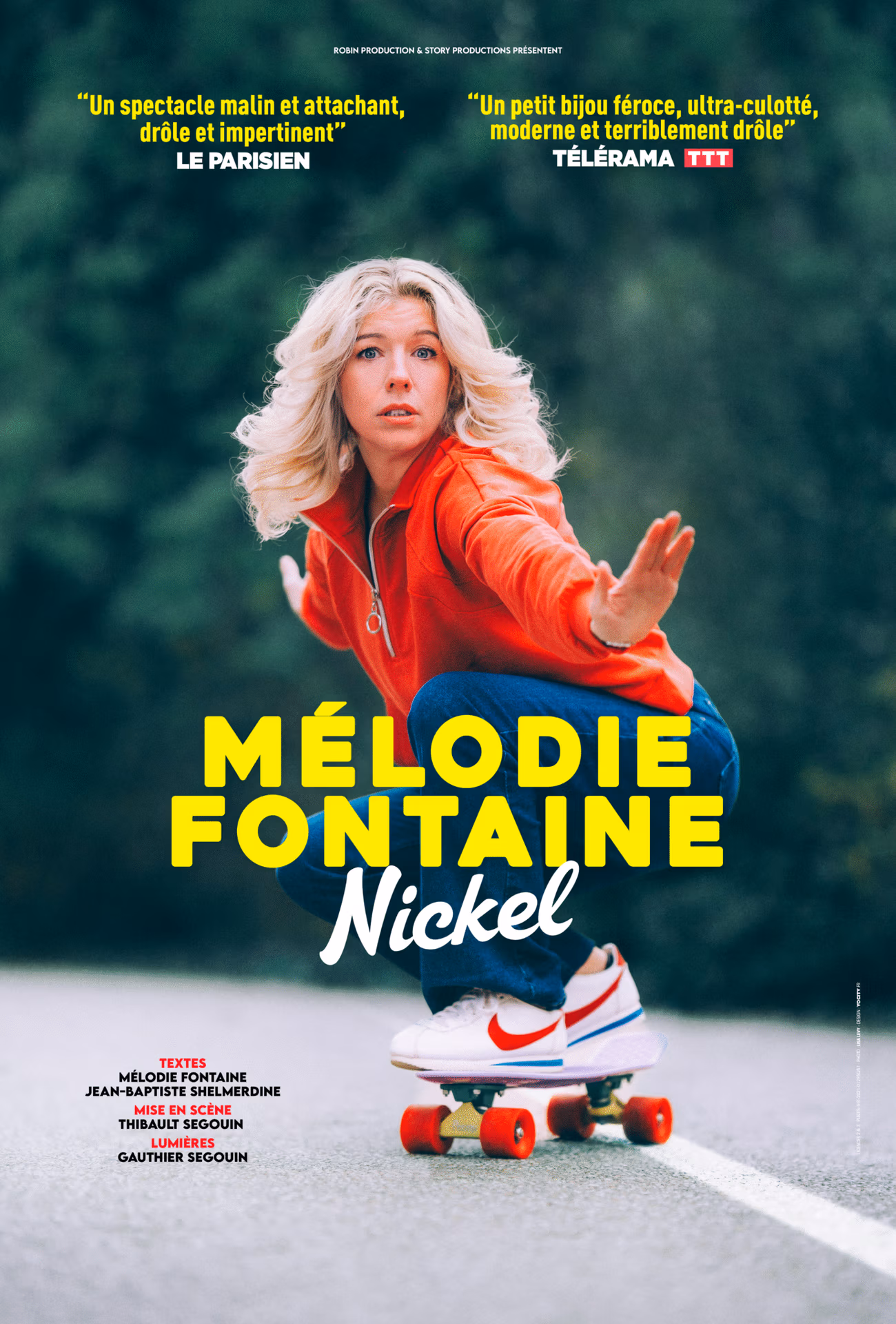Mélodie Fontaine seule en scène pour le réveillon au Théâtre Francine Vasse à Nantes