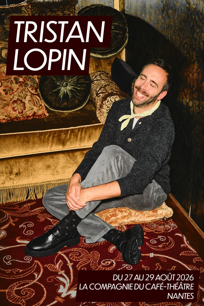 Tristan Lopin en rodage de son nouveau spectacle à Nantes