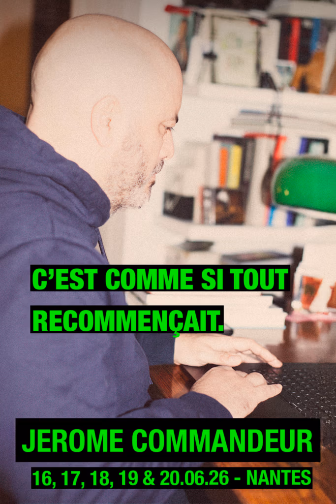 Jérôme commandeur Nantes - Affiche