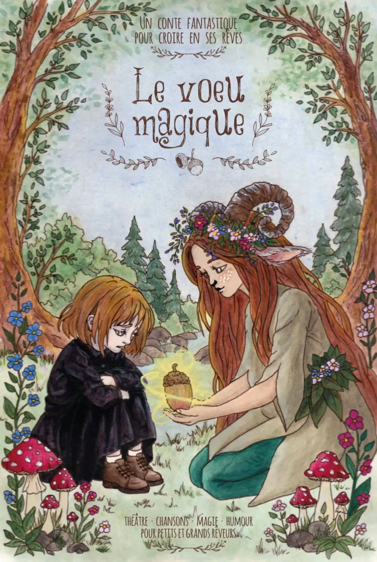 Le Voeu Magique spectacle enfant nantes - Affiche