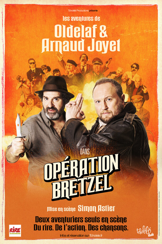 Oldelaf et Arnaud Joyet dans "Opération Bretzel" à Nantes