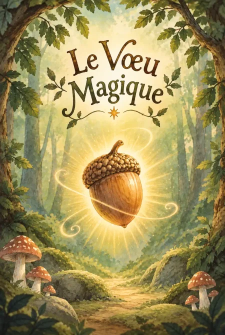 Le Vœu Magique spectacle enfant nantes - Affiche
