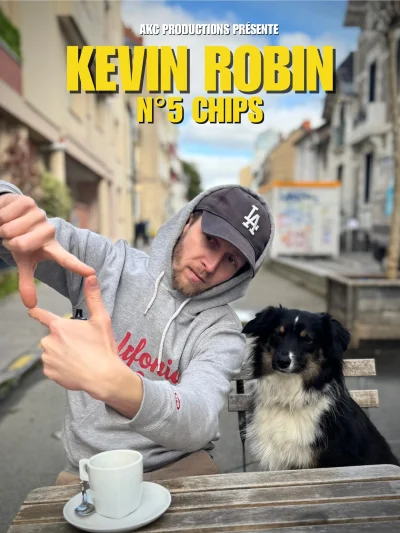 Nouvelle affiche du nouveau spectacle de Kevin Robin à Nantes.
