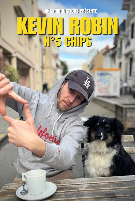 Nouvelle affiche du nouveau spectacle de Kevin Robin à Nantes.