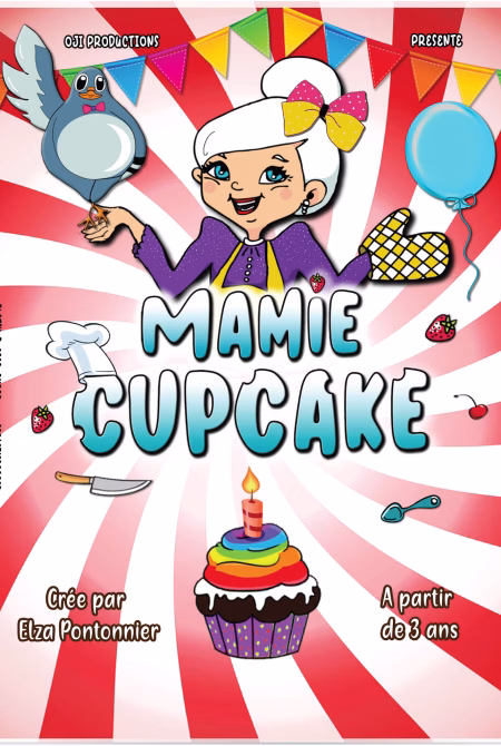 mamie cupcake - affiche