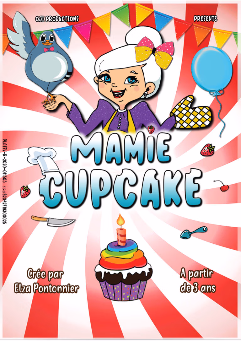 mamie cupcake - affiche